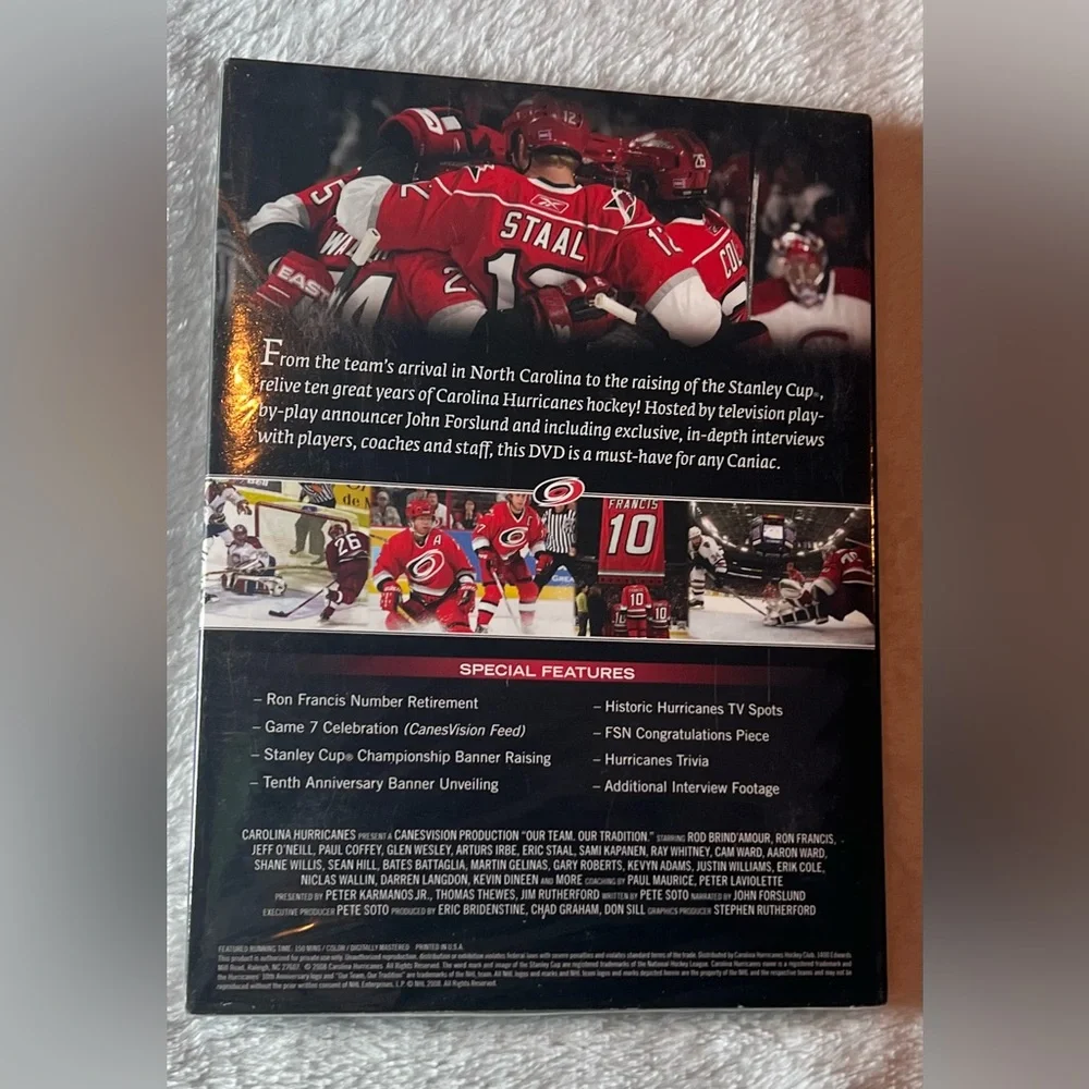 Carolina Hurricanes Hockey Team 10th Anniversary DVD Set - Picture 2 of 4